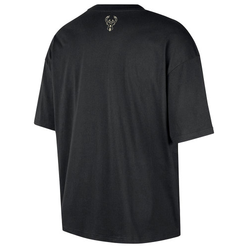 Nike Ανδρική κοντομάνικη μπλούζα Milwaukee Bucks Courtside NBA Boxy T-Shirt
